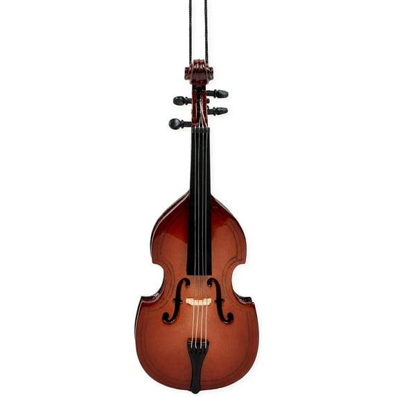 Realistic UPRIGHT BASS Musical Instrument Christmas Ornament by Broadway Gifts