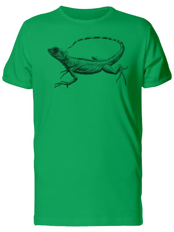 Realistic Vintage Lizard Sketch Tee Men's -Image by Shutterstock