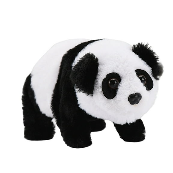 Realistic Walking Panda Interactive Toy with Sound and Head for Indoor