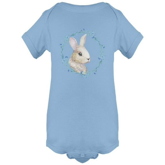 Realistic White Rabbit Head Bodysuit Infant -Image by Shutterstock, 6 Months
