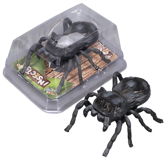Realistic Wind-up Insect Toy Interactive Educational Bug Figure Indoor Outdoor Kids Play Decor,Gray