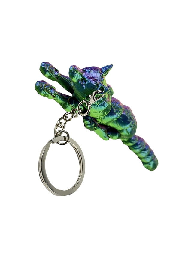 Realistic Wolf 3D Keychain Craft from Sturdy Plastic Materials Suitable for Birthdays Or Festive Gifts Ornament