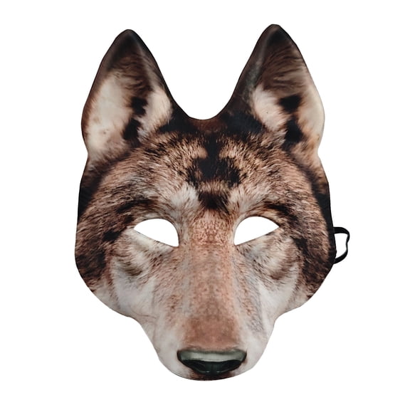 Realistic Wolf Mask,Animal Wolf Mask for Halloween Carnival Party