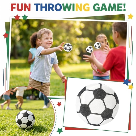Realistic football Cornhole Bags Bean Bags, Cornhole Bags Bean Bags Weather Resistant Toss Bags, Family Fun Corn Hole Board Toss Game Replacement Bean Bags, Regulation Size & Weight, Family Game Prop