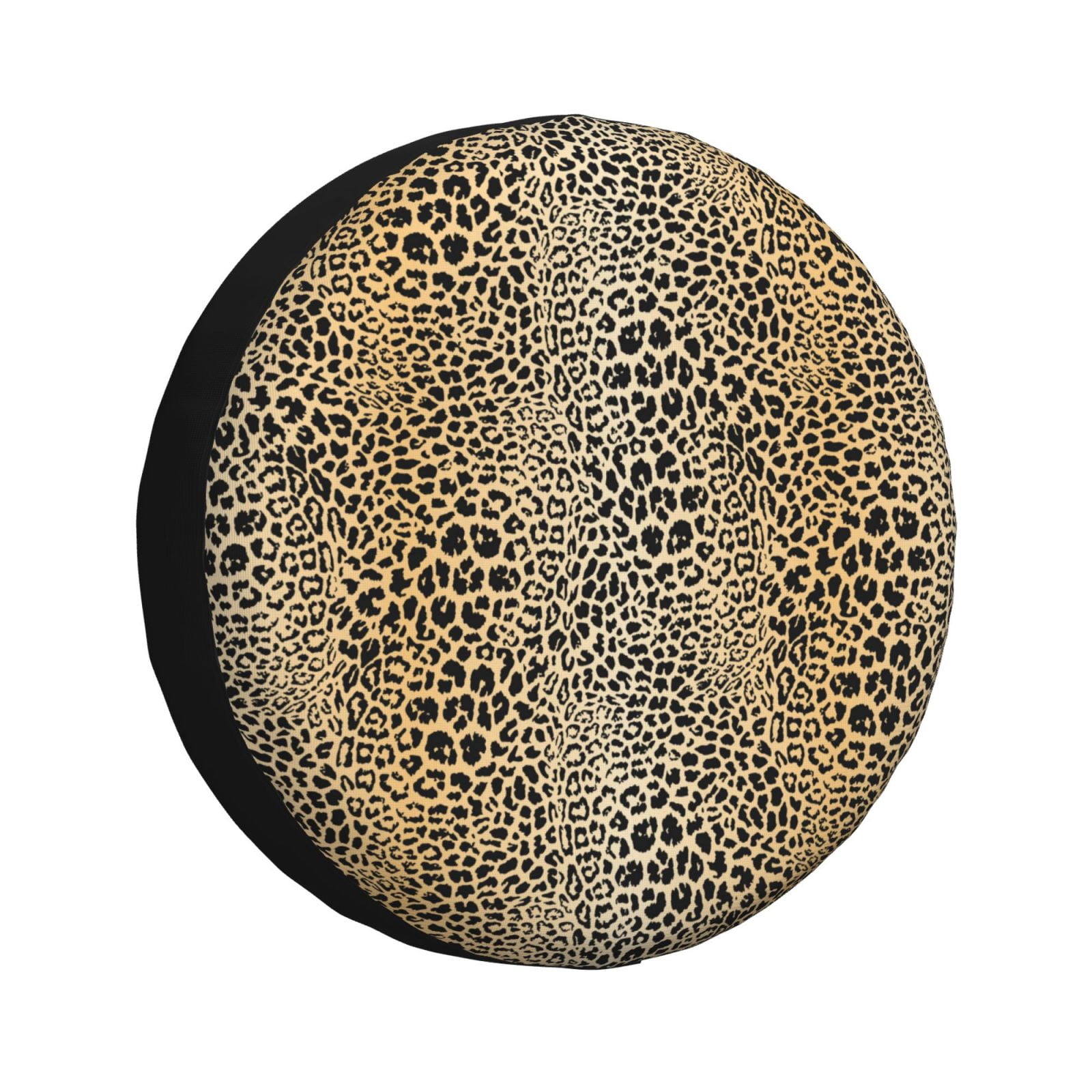 Realistic leopard print beige Spare Tire Cover for Trailer Camper RV ...