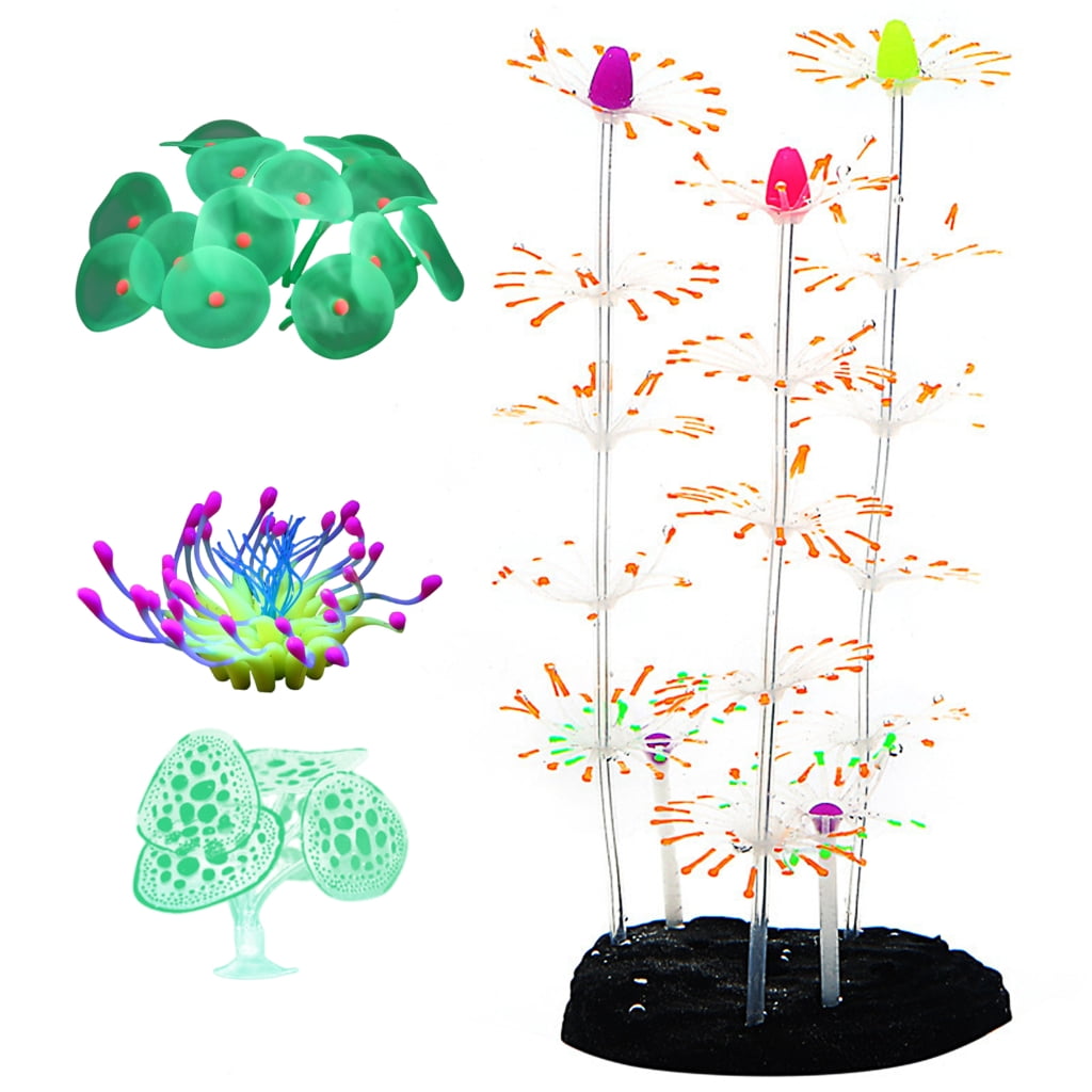 Image showcasing Realistics Corals and Plant Set Underwater World Decoration Fish Tanks ...