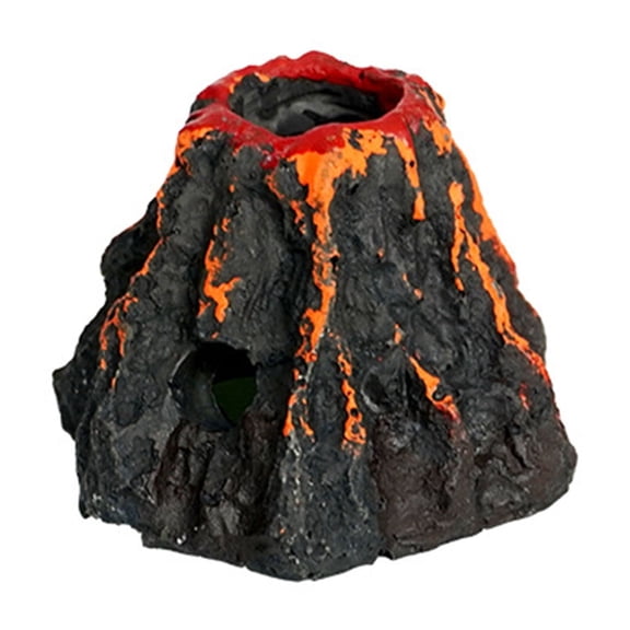 Decorative Resins Volcano Fish Tanks Landscaping Decoration Aquariums Accessory for Natural Underwater Environment