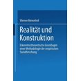 thumbnail image 1 of RealitÃ¤t Und Konstruktion: Erkenntnistheoretische Grundlagen Einer Methodologie Der Empirischen Sozialforschung, (Paperback), 1 of 1