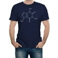 thumbnail image 1 of Reality Glitch Caffeine Molecule T-Shirt – Funny Science Coffee Chemistry Tee for Men, 1 of 2