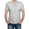 thumbnail image 1 of Reality Glitch Caffeine Molecule T-Shirt – Funny Science Coffee Chemistry Tee for Men, 1 of 2