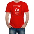 thumbnail image 1 of Reality Glitch Carbon Element T-Shirt – Funny Periodic Table Science Chemistry Tee for Men, 1 of 2