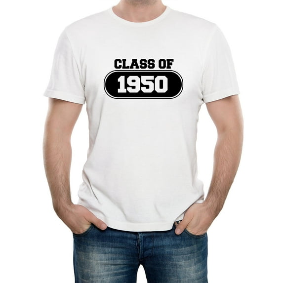 Reality Glitch Class of 1950 T-Shirt – Vintage High School & College Graduation Year Tee for Men