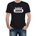 thumbnail image 1 of Reality Glitch Class of 2008 T-Shirt – Retro High School & College Graduation Year Tee for Men, 1 of 2