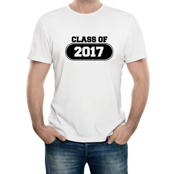 Reality Glitch Class of 2017 T-Shirt – Vintage High School & College Graduation Year Tee for Men
