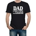 thumbnail image 1 of Reality Glitch Dad, The Man, The Myth, The Legend Fathers Day Mens T-Shirt, 1 of 2