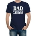 thumbnail image 1 of Reality Glitch Dad, The Man, The Myth, The Legend Fathers Day Mens T-Shirt, 1 of 2