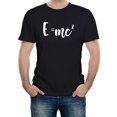 thumbnail image 1 of Reality Glitch E=MC Squared T-Shirt – Einstein’s Relativity Equation Science Tee for Men, 1 of 2