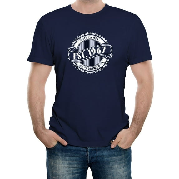 Reality Glitch EST 1967 T-Shirt – Vintage Birthday Celebration Tee for Men