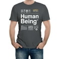 thumbnail image 1 of Reality Glitch Human Being T-Shirt – Funny Human Nature Tee for Men, 1 of 2