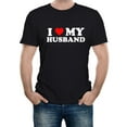 thumbnail image 1 of Reality Glitch I Love My Husband Mens T-Shirt Funny Marriage Anniversary, 1 of 2