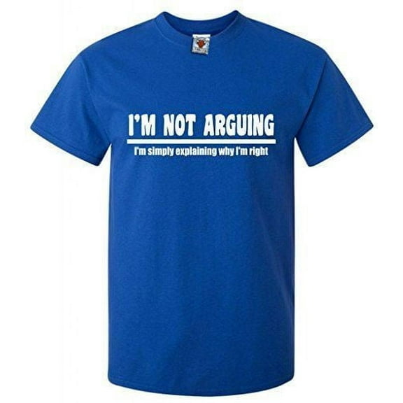 Reality Glitch I'm Not Arguing T-Shirt – I'm Explaining Why I'm Right Funny Humor Tee for Men