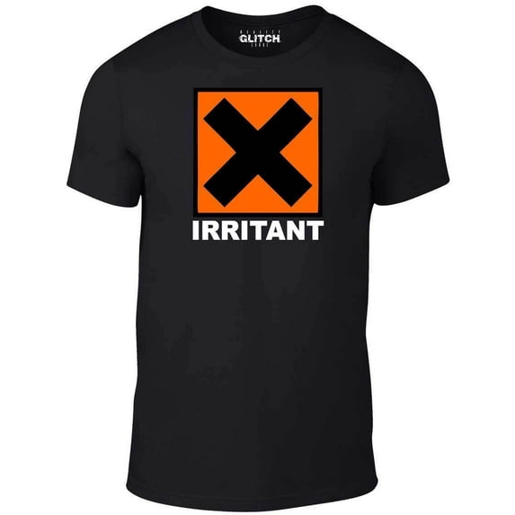 Reality Glitch Irritant Symbol T-Shirt Logo Graphic Tee