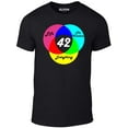 thumbnail image 1 of Reality Glitch Men's Answer is 42 T-Shirt Funny Galaxy Universe Inspired, 1 of 2