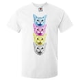 thumbnail image 1 of Reality Glitch Men's CMYK Cat Colorful T-Shirt, 1 of 2