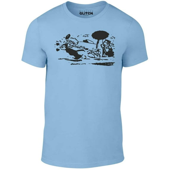 Reality Glitch Men's Krazy Cat T-Shirt Classic Movie Inspired Retro