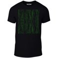 thumbnail image 1 of Reality Glitch Men's Programmer Code T-Shirt Simulation Theory Matrix, 1 of 2