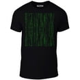 thumbnail image 1 of Reality Glitch Men's Programmer Code T-Shirt Simulation Theory Matrix, 1 of 2