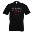 thumbnail image 1 of Reality Glitch Men's Slice of Life Crew Neck T-Shirt TV Show Miami Graphic Tee, 1 of 2