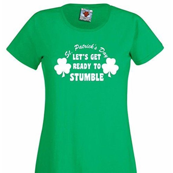 Reality Glitch Men's St. Patrick's Day - Let's Get Ready To Stumble! T-Shirt