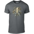 thumbnail image 1 of Reality Glitch Men's Torn Rib Cage T-Shirt Halloween Graphic Tee, 1 of 2
