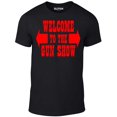 thumbnail image 1 of Reality Glitch Men's Welcome to The Gun Show Graphic T-Shirt | Funny Gym Humor Tee, 1 of 2