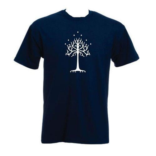 Reality Glitch Men's White Tree of Gondor T-Shirt