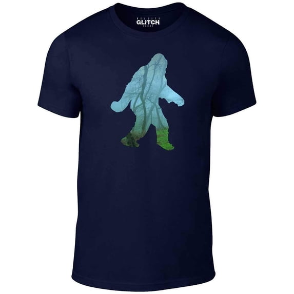 Reality Glitch Misty Woods Sasquatch T shirt Conspiracy Theory Bigfoot Graphic Tee