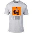 thumbnail image 1 of Reality Glitch The Cake is a Lie T-Shirt – Quantum Physics Paradox Science Humor Tee for Men, 1 of 2