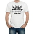 thumbnail image 1 of Reality Glitch This is What an Awesome Husband Looks Like Mens T-Shirt Funny Marriage Anniversary, 1 of 2