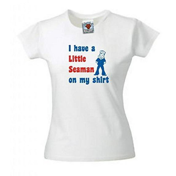 Reality Glitch Women's I Have A Little Seaman On My Shirt T-Shirt
