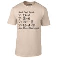 thumbnail image 1 of Reality Glitch's Men's And God Said..... And There Was Light T-Shirt Science Equation, 1 of 2