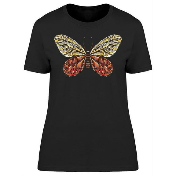 Really Cute Print Of Butterfly T-Shirt Women -Image by Shutterstock, Female Small