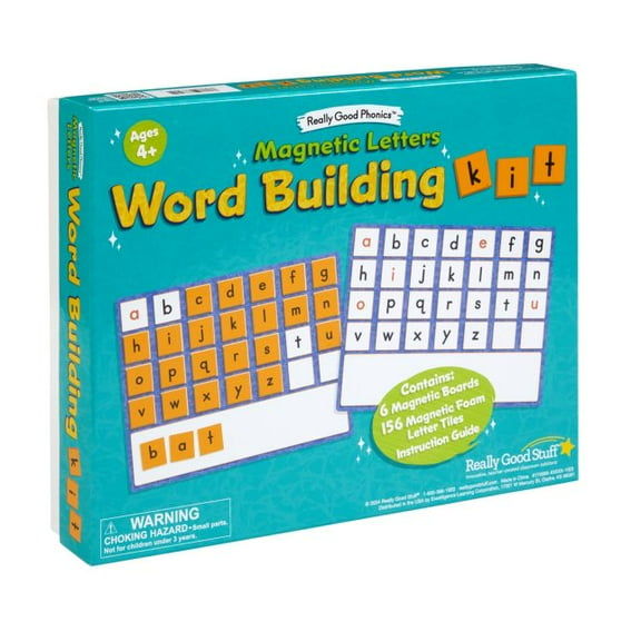 Really Good Phonics Magnetic Letters Word Building Kit - Set of 6