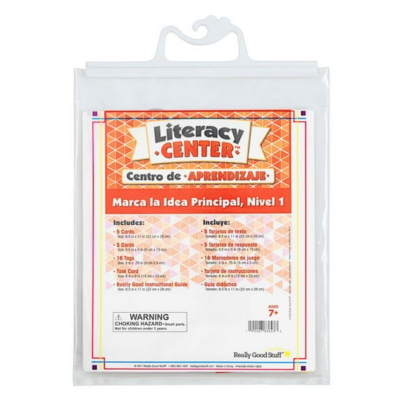 Really Good Stuff Centro de Aprendizaje: Marca la Idea Principal, Nivel 1 (Main Idea Markup Level 1 Literacy