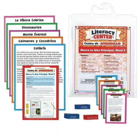 Really Good Stuff Centro de Aprendizaje: Marca la Idea Principal, Nivel 2 (Main Idea Markup Level 2 Literacy)