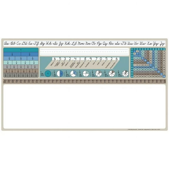 Really Good Stuff Cool and Calm Dry Erase Desktop Helper ? Set of 24 - Intermediate