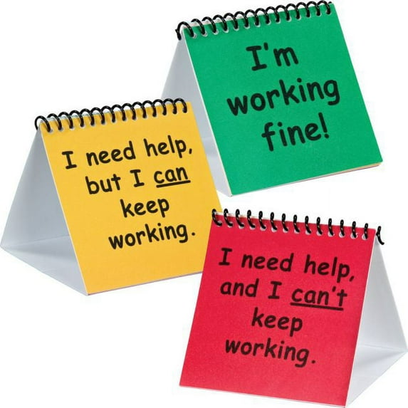 Really Good Stuff Deluxe I Need Help! Mini-Flip-Charts Set
