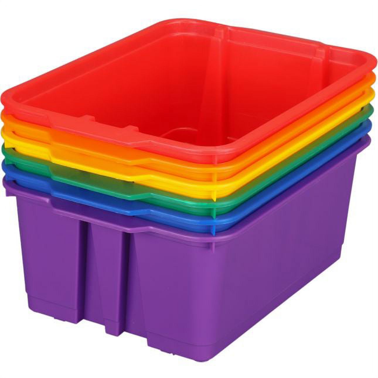 Really Good Stuff Group Colors For 6 Classroom Stacking Bins 6 bins