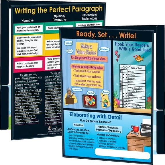 Really Good Stuff Intermediate Writing Student Resource Folders - Set of 12