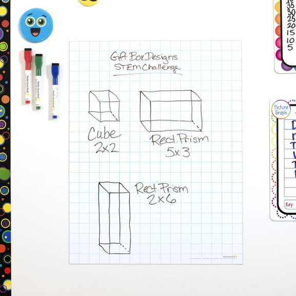 Really Good Stuff Jumbo Magnetic Dry Erase Graph